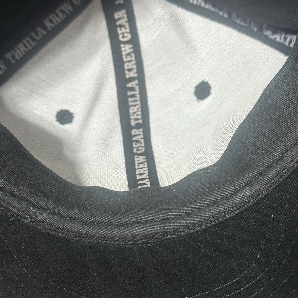 Thrilla‎ Krew Baseball Hat Cap SnapBack Black Walking Monkey Limited Edition